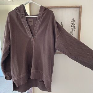 Aerie Quarter Snap Sweatshirt